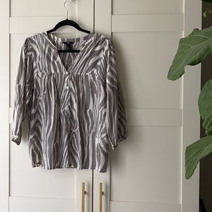 H&M Zebra Top